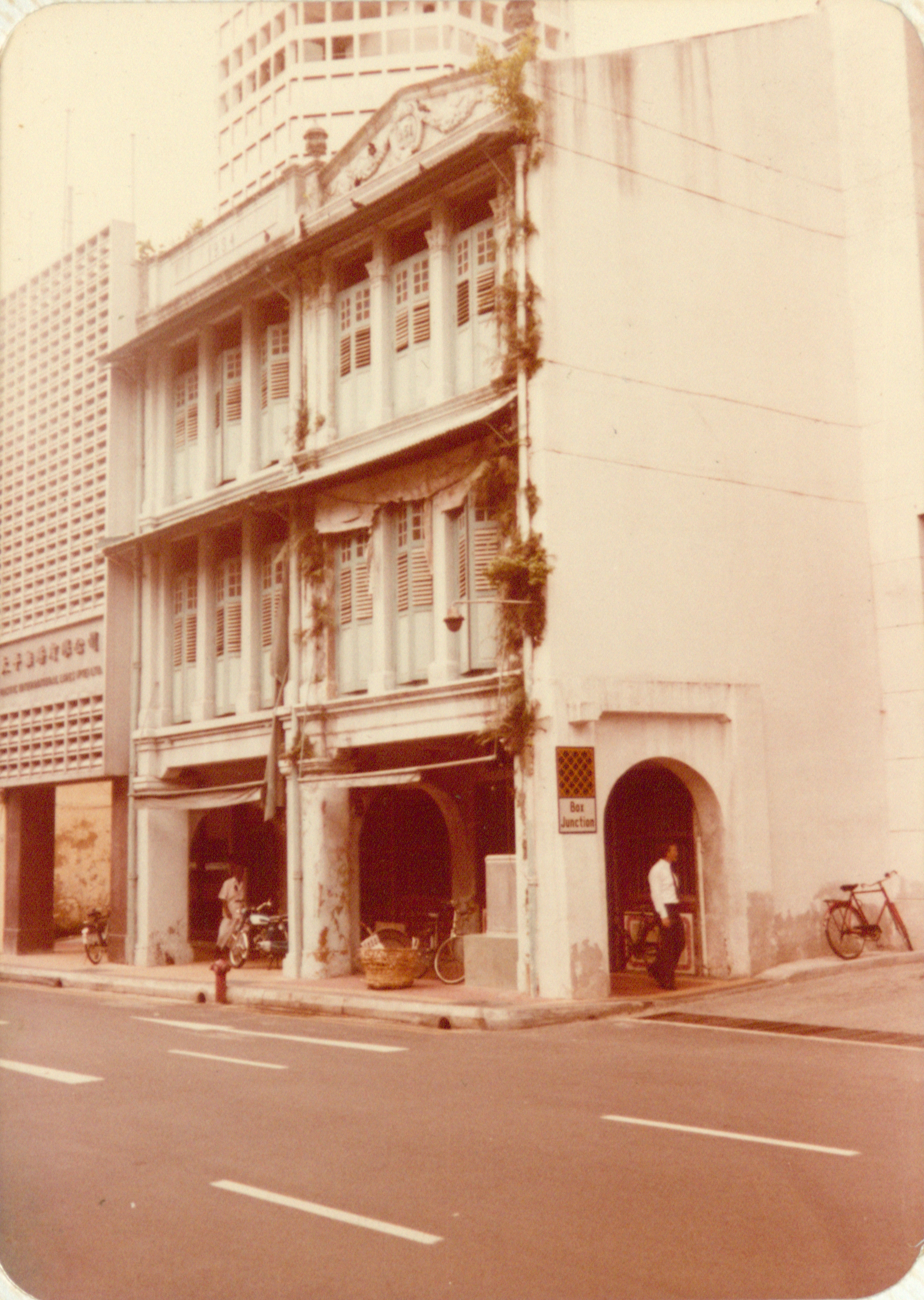 The building where the kittengi at 49 Market Street was located. Nachiappa Chettiar Collection, courtesy of National Archives of Singapore